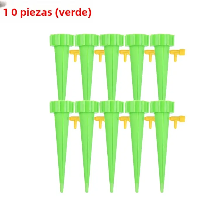 Sistema De Riego Por Drip Automático Con Espiga Self Watering Para Plantas De Flor Jardín Invernadero Dispositivo De Rociador Automático Ajustable - 1