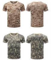 Camiseta de Camuflaje 3D para Hombre – Ropa Informal de Verano, Cuello Redondo, Manga Corta, Estilo Callejero, Talla Grande, Ideal para Deporte y Exterior - details 8