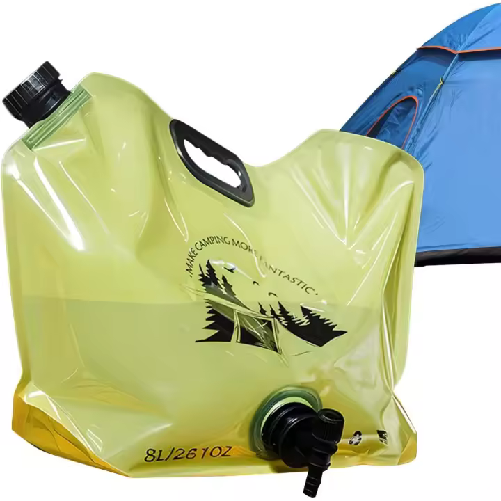 Contenedor de Agua-Contenedor de Agua de capacidad con Espita | Gran Jarra de almacenamiento de Agua sin fugas, Bolsa de Agua portátil, Bolsa de almacenamiento de Agua plegable - 1