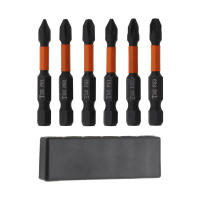 Juego De 6 Piezas De Destornilladores Magnéticos Torx PH1 PH2 PH3 PZ1 PZ2 PZ3 Con Portabits Hexagonal 1/4 Herramienta Manual De Acero Aluminio - details 15