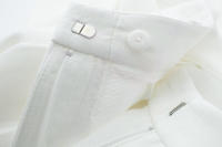 Conjunto De Traje Para Mujer TRAF Con Cuello Colgante Y Chaqueta De Botones Estilo Inglés Pantalones De Cintura Alta Casual - details 42