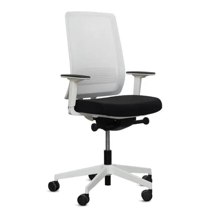 Silla Ergonómica Oficina Malla Blanca Luz de Ofita - 1
