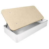 Pack Canapé Apertura Lateral gran almacenamiento con Colchón Viscoelástico Juno - Alta calidad - Altura 18cm (+-2cm) - Fabricado en España - Somnia Descanso [Envío y montaje incluido] - details 0