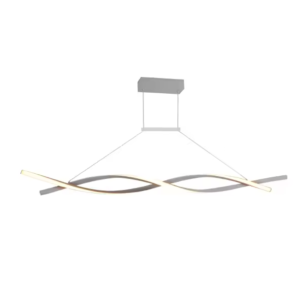 IluminaShop - Lampara de Techo Colgante LED CCT Negro/Blanco 22W 1760LM - 1