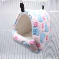 Cama Suave De Invierno Para Hamster Nido Pequeño Para Surtido Guisante Casa De Conejo Rodente Erizo Cama De Algodón Para Animales De Compañía - details 7