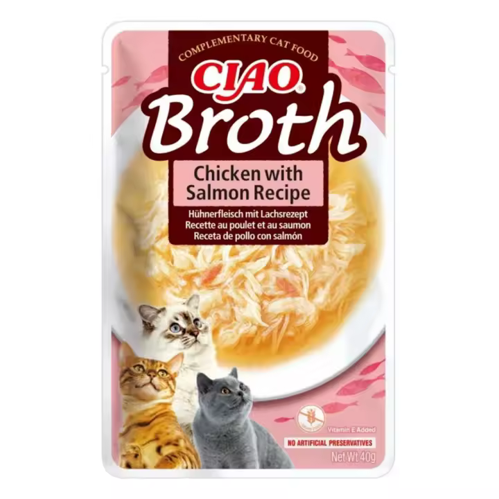 Churu Cat Broth Sopa De Pollo Con Salmón 40 Gr - 1