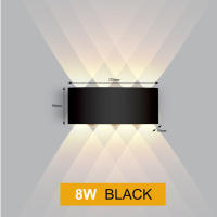 Lámpara De Pared Nórdica LED De Aluminio Para Interior Y Exterior IP65 Blanca Y Negra Moderna Para Pasillos Escaleras Dormitorio Baño Iluminación Diaria - details 8