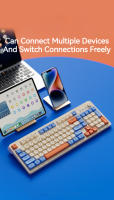 Teclado Mecánico Inalámbrico EWEADN V1 Para Oficina Teclas Silenciosas Alta Calidad Compatible Con Escritorio Y Portátil - details 4