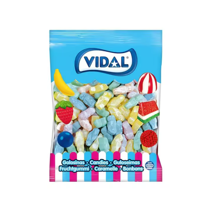 Vidal Golosinas. Jelly Babies. Bolsa de 1kg - 1