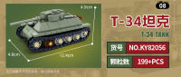 Bloques De Construcción Militar WW2 Tanque De Asalto Karrh Cannon 8en1 Juguetes Educativos Para Niños Bloques De Armas De Ejército Compatible Con Lego - details 20