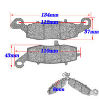 Frenos Delanteros Y Traseros Para Motocicleta Suzuki DL650 V-Strom 650 2004-2019 Piezas De Repuesto Directo De Aluminio Y Bronce - details 1