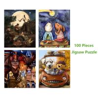 Rompecabezas De Papel 100 Piezas Con Imagen De Animales De Dibujos Animados Juguete Educativo Para Adultos Y Niños Desestresante Regalo Ideal Para Educar Y Divertir - details 6