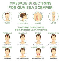 Rodillo De Jade Rosa De Cuarzo Polvo Masaje Facial Spa Rosa Massajeador Natural Piedra Gua Sha Herramienta De Belleza Levantamiento Facial - details 12