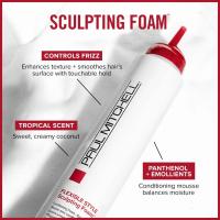 Paul Mitchell Sculpting Foam, Anti Encrespamiento, rizos definidos, maravillosos y sin peso. - details 1