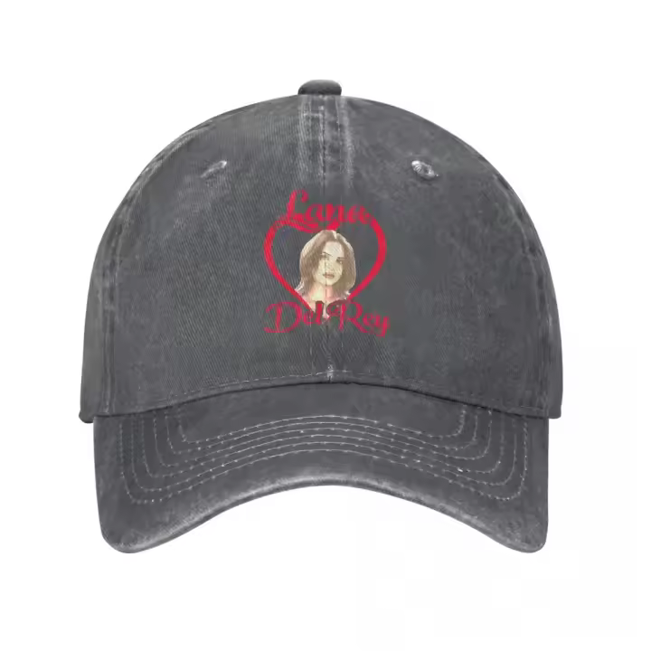 Gorro De Béisbol Vintage Love Lana Para Hombres Y Mujeres Protección Solar Ropa De Verano Ajustable Unisex Casual - 1