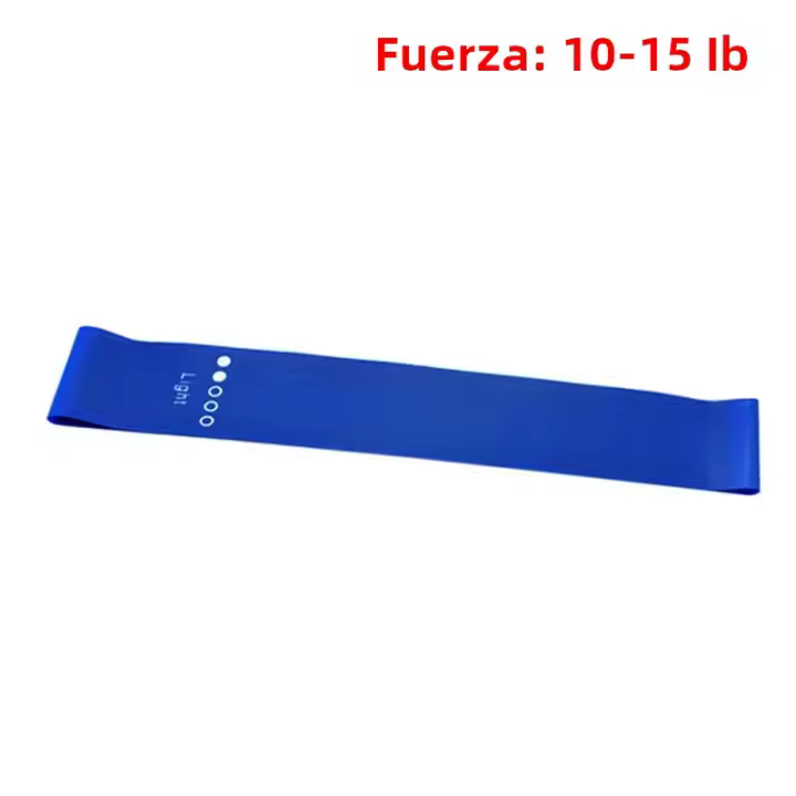 Banda De Resistencia De Goma Para Yoga Y Pilates Equipamiento De Fitness De Entrenamiento Deportivo Elásticas Para Interior Y Exterior 0.35mm-1.1mm - 1