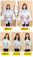Muñeco De Peluche Kawaii Sanrio Cartoon Japonés Corazón De Cinnamoroll Suave Y Estampado Para Regalo De Cumpleaños Para Niñas Y Niños Material De Algodón PP - details 8