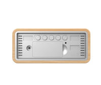 Estación Meteorológica Inalámbrica Con Reloj De Madera Termómetro Y Higrómetro Digital Sensor Inalámbrico Para El Hogar Temporada Estación Del Año - details 9