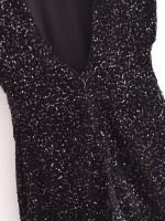 Vestido De Veludo Con Lentejuelas Sin Mangas Para Mujer Estilo Europeo Y Americano Cuello Redondo Sexy Y Club De Moda - details 10