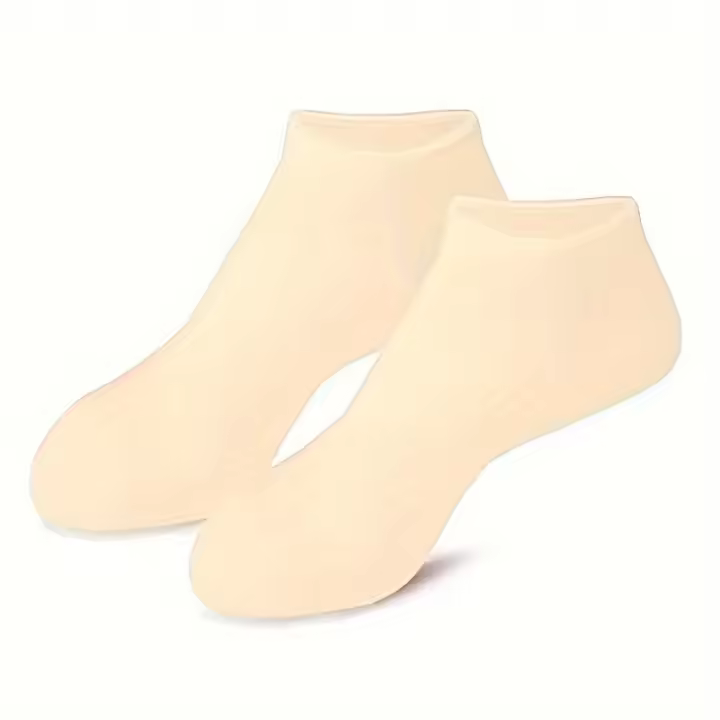 2 PCS Calcetines De Silicona Para Mujer Calzado De Hidratación Para Pies Secos Y Con Callos Cuidado De Los Pies Con Gel Suave - 1