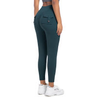 SSITO Leggings de Gimnasio con bolsillos, pantalones de entrenamiento para correr, Pantones Atlético de Alta elasticidad para Mujer, pantalones SexIs de Belta High, Mallas de elevación de glúticos de Color sólido - details 20