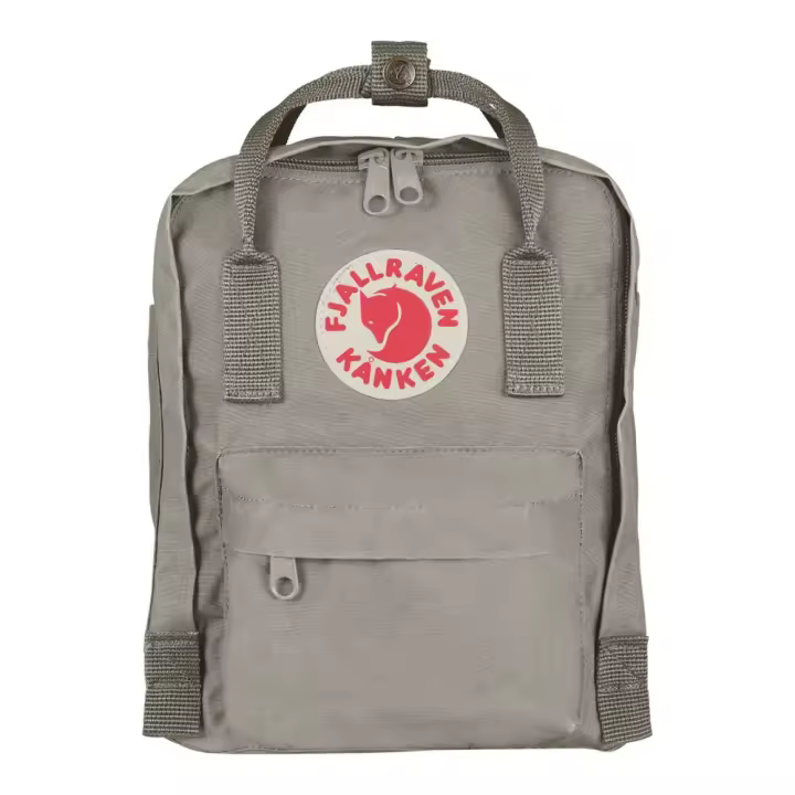 Mochila Gris Fjallraven Kanken Mini Fog 7L Versátil y Resistente - 1