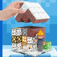 Bloques De Construcción Magnéticos Con Mini Figuras Y Animales Para Niños Y Niñas Tema MC Juguetes Educativos STEM Regalos Para Niños Y Niñas - details 4