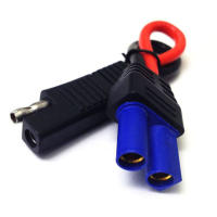 Cable De Solar De Cobre Grueso Adaptador SAE Hembra a EC5 Femenino Cable De Poder Para Batería Compatible Con SAE Plug - details 3