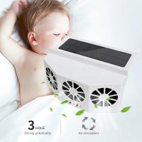 Ventilador De Escape Para Coche Recargable Por USB Y Solar Circulación De Aire Enfriamiento Y Disipación De Calor Alta Potencia 2/3 Ventilador De Ventilación Frontal - details 6
