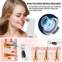 Limpiador De Puntos Negros USB Recargable Suction Vacío Facial Extractor De Comedones Quimono Negro Para Limpieza De Rostro - details 5