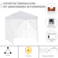 HOMCOM Pegs Guy Ropes Tote Bolsa de metal Oxford Tela para tiendas de campaña y accesorios de camping - details 5