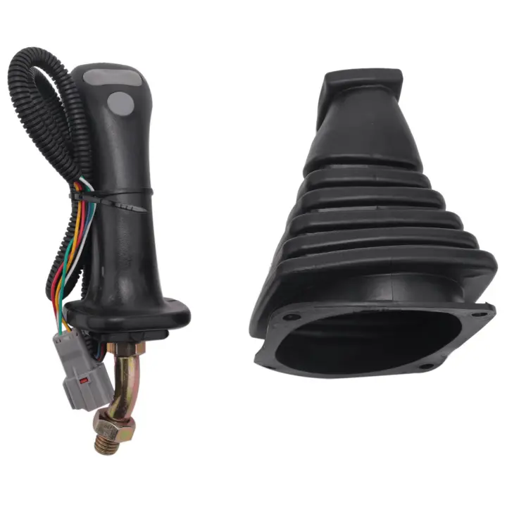 Palanca de Joystick de Excavadora Doosan DX150 Manija de Enranjamiento de 3 Botones con Cubierta Anti-Polvo Accesorios y Piezas de Vehículos - 1