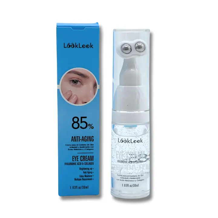 LOOKLOOK Serum Anti-envejecimiento para Contorno de Ojos con ácido Hialurónico y Colágeno - 1