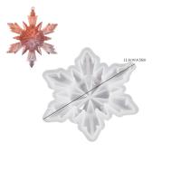 Molde De Cera Para Joyería De Resina En Forma De Copo De Nieve Para Adornos Navideños DIY Manualidades Y Decoración De Invierno - details 6