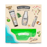 The Fruit Company PACK Coco Loco - Set regalo + Manteca corporal + Vela perfumada + toallitas + Colonia + Aceite Corporal - details 1