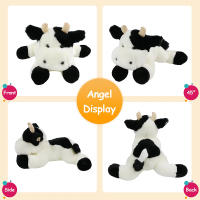 Muñeco De Peluche De Vaca Lechera De 28cm Regalo Para Niñas Animal De Peluche Adorable Color Blanco Y Negro Para Niños De Preescolar Juguete Kawaii - details 7