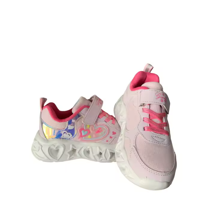 Zapatillas con luces para Niña deportivas con luz, + CALCETINES DE REGALO GRATIS Luminosas niño Intermitentes LED, Zapatos For Niños, Cumpleaños rosa - 1