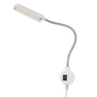 Luz De Máquina De Costura 6W 30LEDs Base Fija Tubo Flexible De Patas De Pato Para Tareas Domésticas Fuente De Alimentación AC110-250V - details 9