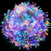 Luces LED De Navidad 220V EU Plug 10M 20M Para Exterior Decoración De Guirnalda De Farolillos Para Hogar Boda Fiesta Festivales - details 0