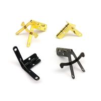 12pc Juego De Bisagras De Resorte Con Tornillo En Forma De L 90 Grados Dorado Cobre Antiguo Para Muebles Caja De Joyas Caja De Relojes - details 3