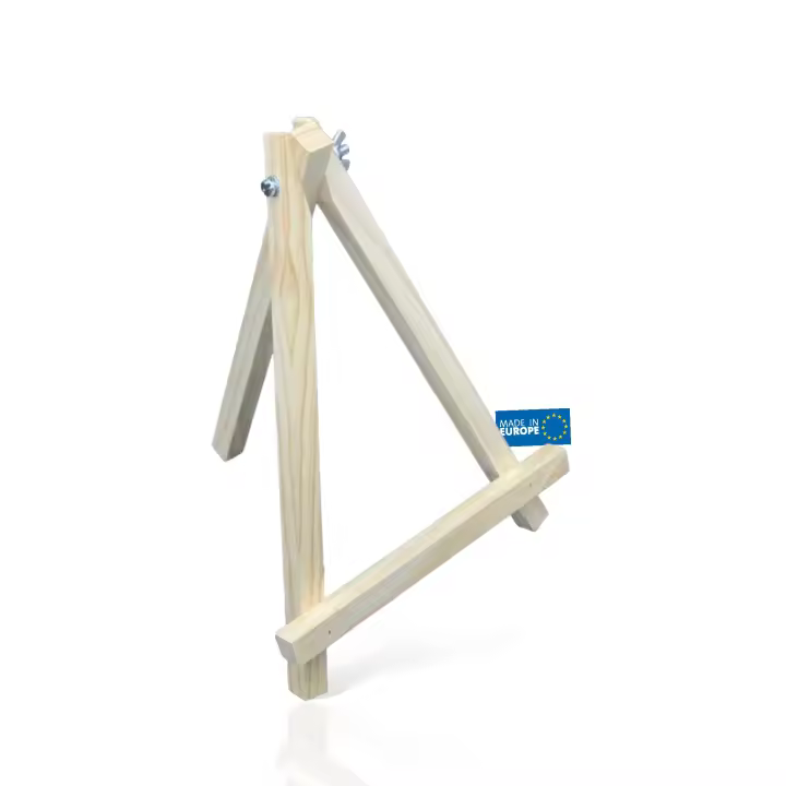 MINOKUA - Caballete de Madera de Pino 30cm | Soporte de Lienzos | Pinturas Al Óleo y Acrílicas - 1