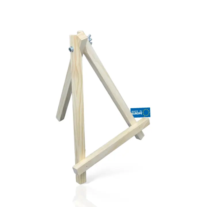 MINOKUA - Caballete de Madera de Pino 30cm | Soporte de Lienzos | Pinturas Al Óleo y Acrílicas - 1