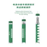 Hilo De Soldadura De Plata De 0.8mm X 3m Para Baterías De Teléfonos Móviles iPhone Android Set De Herramientas De Reparación De Baterías Metálicas 2UUL SC39 - details 1