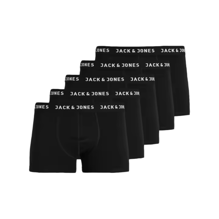 Jack & Jones Jachuey - Pack de 5 Bóxers de Algodón Elástico para Niño (12210878) - 1