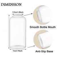 Juego De 3 Vajillas De Vidrio Claro Para Centros De Mesa Y Decoración De Baño Estilo Clásico Para Flores Pequeñas Y Bodas - details 1