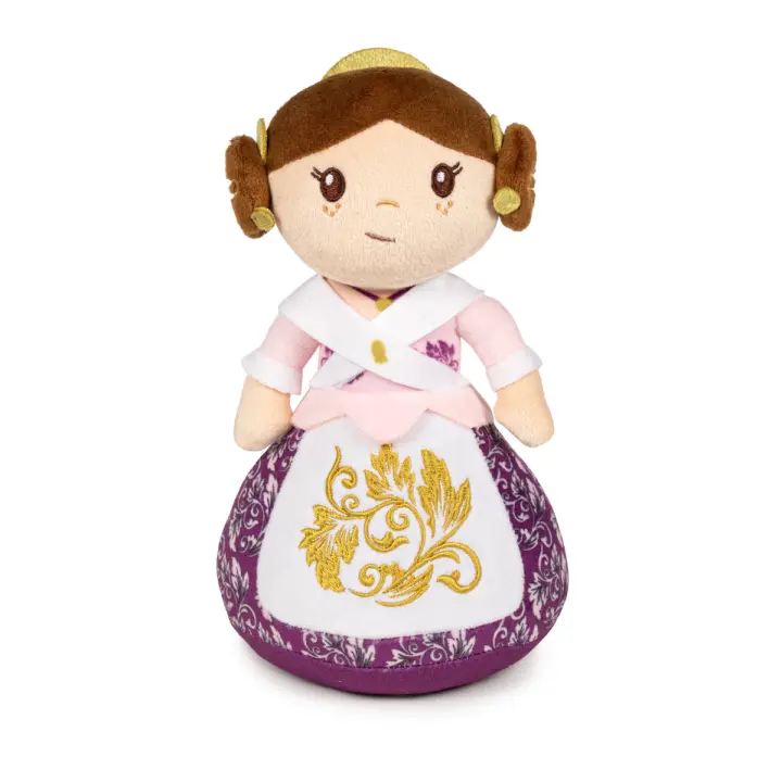 PELUCHE LES FALLERETES - FALLERA MARI CARMEN 22 CM, 760025794, TIENDA CON LICENCIA OFICIAL - 1