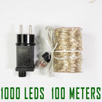 Luces De Navidad LED Impermeables 10-200m Para Jardín Fiesta Decoración Arbolado Matrimonio DIY Con Enchufe Incluido - details 0