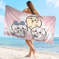 Toalla De Playa Microfibra Chiikawa Cute Absorbente Rápida Secado Suave Yoga Natación Resort Montañismo Tamaño 30x60 Cm 50x100 Cm - details 16
