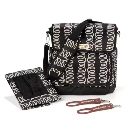 Bolso maternal con cambiador baby luxe NEGRO - 1