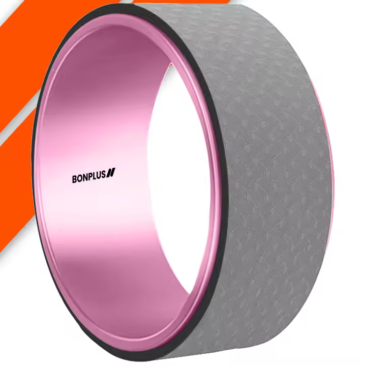 Bonplus BP  Rueda de Yoga  Rodillo de Pilates  Aro Pilates  Accesorios Yoga y Pilates  Rulo Pilates  para Estiramientos, Equilibrio  Aumenta la Flexibilidad  Entrenamiento de Elasticidad  Yoga - 1